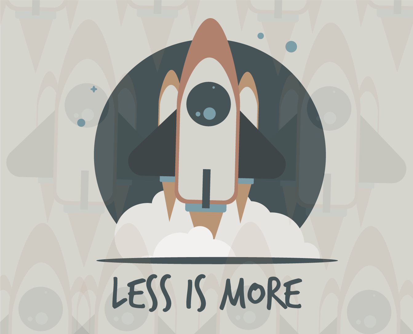 less is more